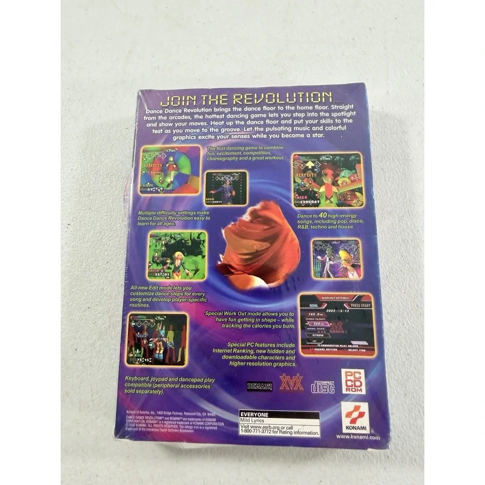 Dance‎ Dance Revolution PC Windows 2002 Game NEW SEALED RARE